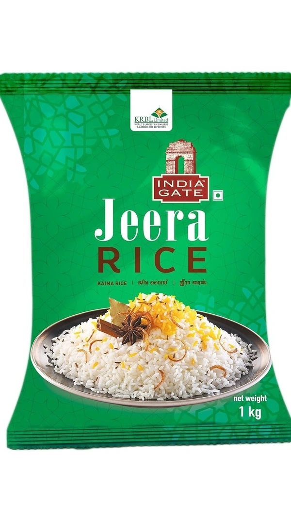 India Gate Jeera Rice Green, 1 kg - 1 kg