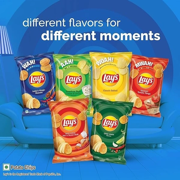 Lay's Potato Chips India's Magic Masala, 190g - 190g