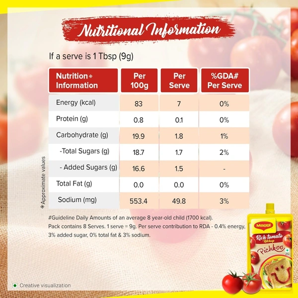 Maggi Rich Tomato Ketchup Pichkoo, 130g - 130g