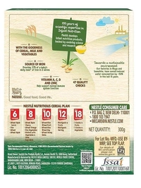Nestle Cerelac 5 Grains& Vegetables, 300g - 300g