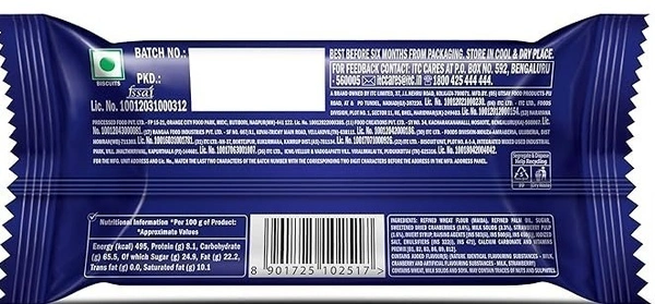 Sunfeast Mom's Magic Fruit/ Milk Biscuits, 60g - 51.5g