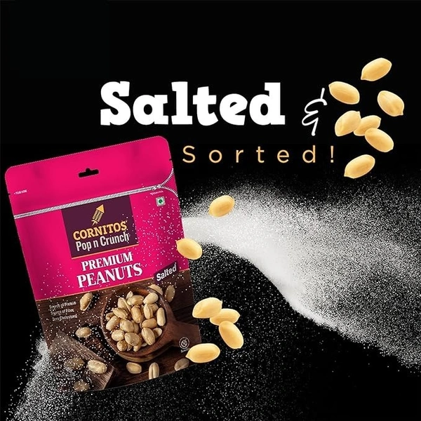 Cornitos Premium Salted Peanuts, 150g - 150g