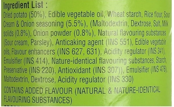 Pringles Sour Cream& Onion, 110g - 110g