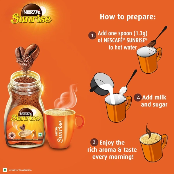 Nescafe Sunrise Rich Aroma Instant Coffee 100g Pouch - 100g