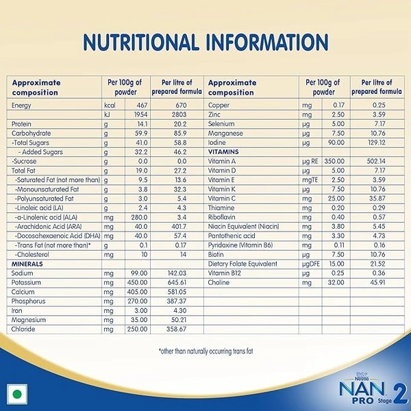 Nestle Nan Pro After 2 Months, 400g - 400g
