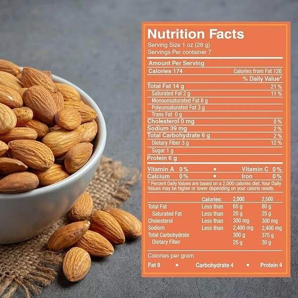 Cornitos Roasted Almond Salted, 200g - 200g