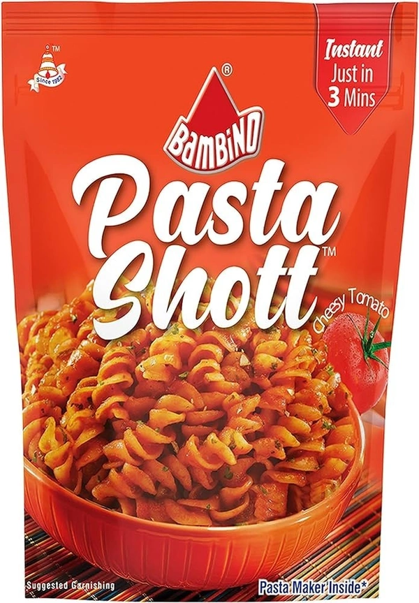 Bambino Pasta Shott Cheesy Tomato Pouch, 65g - 65g