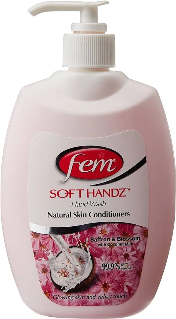 Fem Soft Handz Handwash Natural Skin Conditioning, 250ml - 250ml