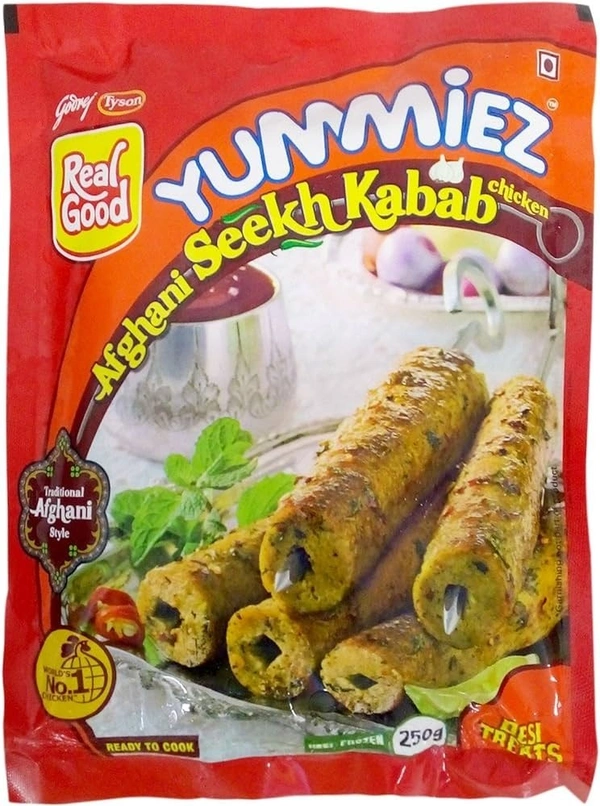 Yummiez Seekh Kabab Chicken, 250g - 250g