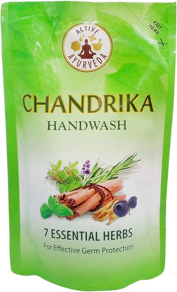 Chandrika Handwash Essential Herbs Refill Pack, 180ml - 180ml
