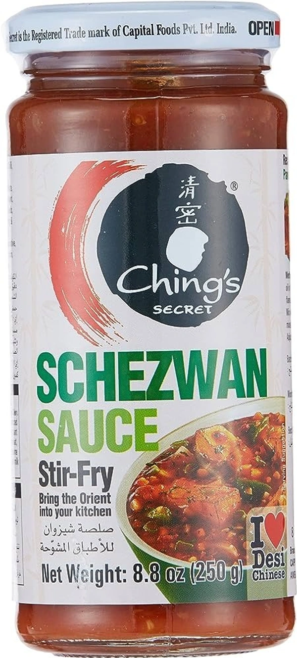 Ching's Secret Schezwan Stir Fry Sauce Jar, 250g - 250g