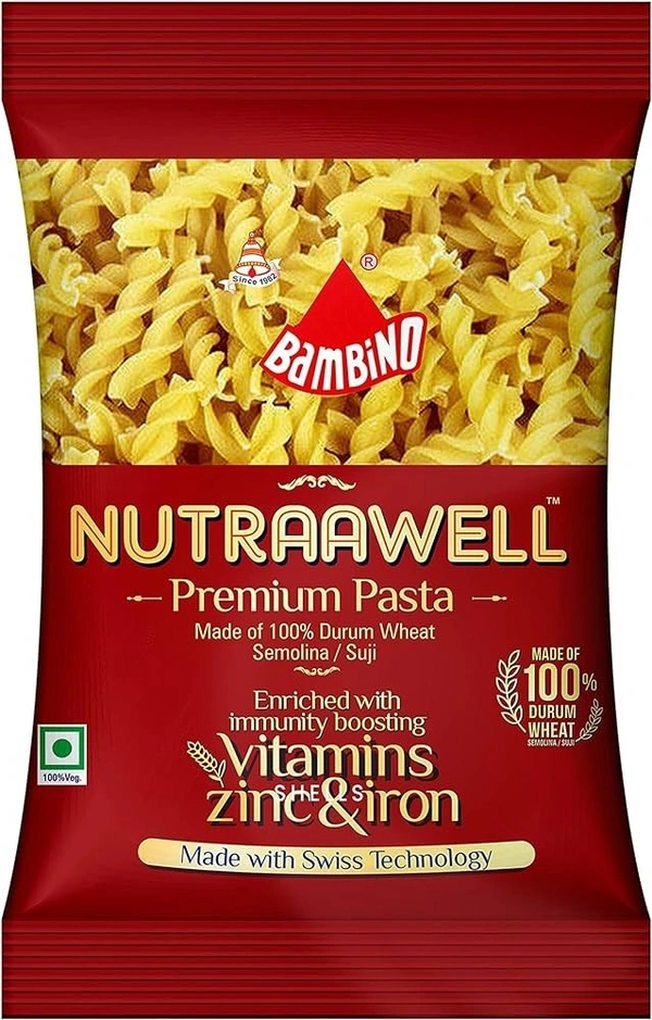 Bambino Pasta Spirali Pack, 500g - 500g