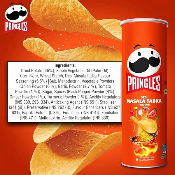 Pringles Desi Masala Tadka, 107g - 107g