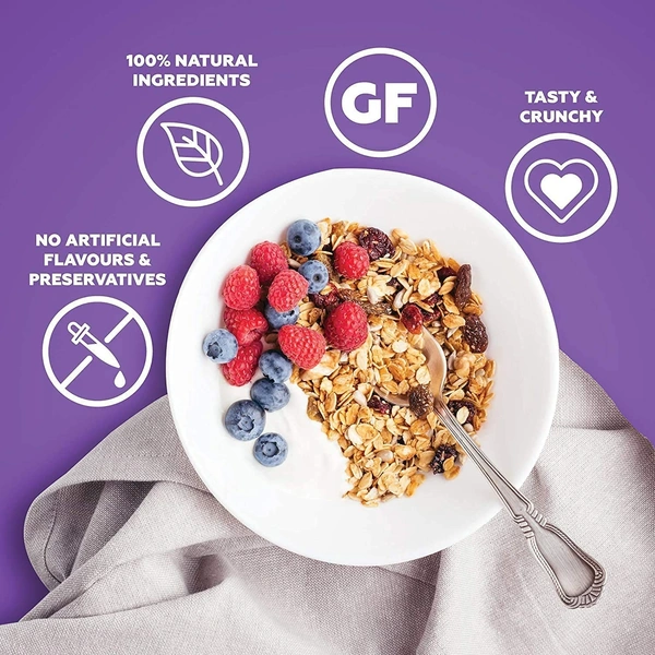 Yoga Bar Yoga bar Wholegrain Breakfast Muesli Dark Chocolate + Cranberry, 700g - 700g