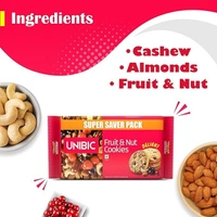 Unibic Biscuits Fruit& Nut Cookies Delight, 500g - 500g