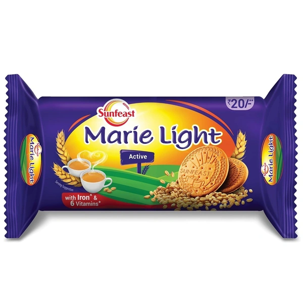 Sunfeast Marie Light Vita Zero Trans Fat, 250g - 250g