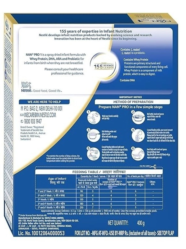 Nestle Nan Pro, 400g - 400g
