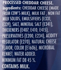 Kraft Processed Cheddar Cheese, 190g - 190g