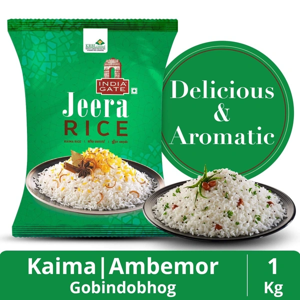 India Gate Jeera Rice Green, 1 kg - 1 kg