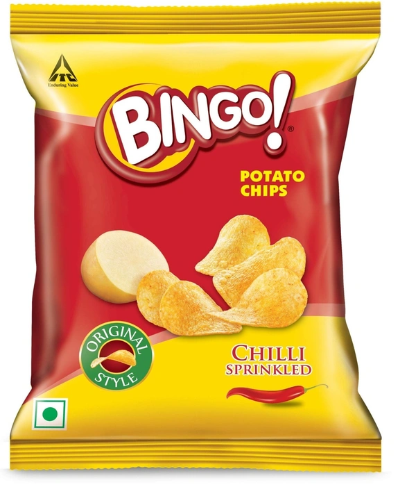 Bingo Potato Chips Chilly Sprinkled, 52g - 52g