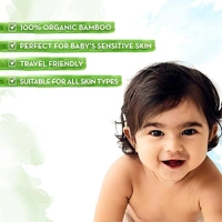 Mamaearth Oraganic Bamboo Based Wipes, 15 pcs