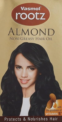 Vasmol Rootz Almond Hair Oil, 100 ml - 100 ml