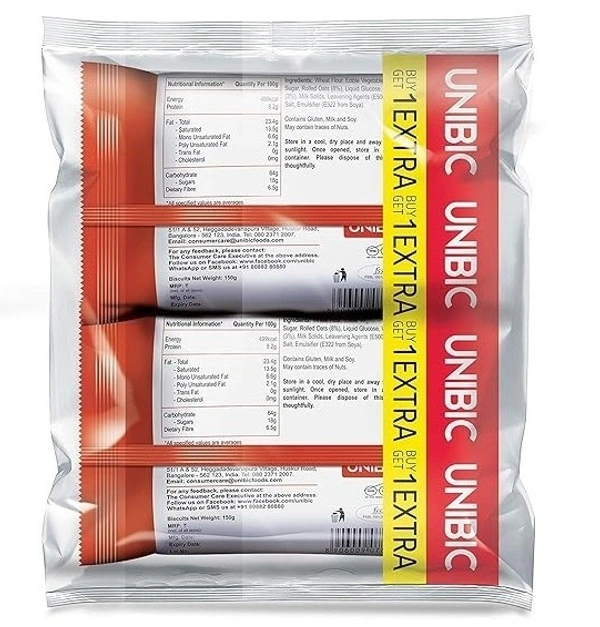 Unibic Oatmeal Digestive Cookies (Pack of 2) Pack, 300g - 300g