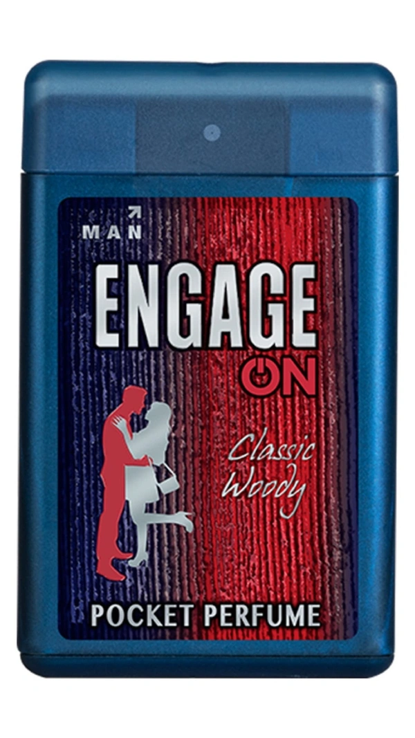 Engage On Men Assorted Classic Woody (Pocket Perfume), 110.4 ml - 110.4 ml