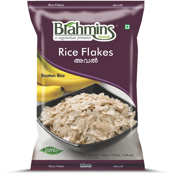 Brahmins Rice Flakes, 500g - 500g
