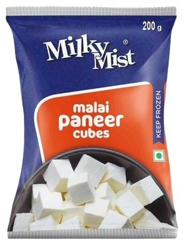 Milky Mist Paneer Cubes Frozen - 200g - 200g