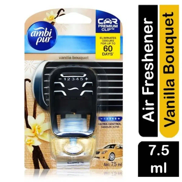 Ambi Pur Vanilla Bouquet Car Freshner 7.5ml - 7.5ml