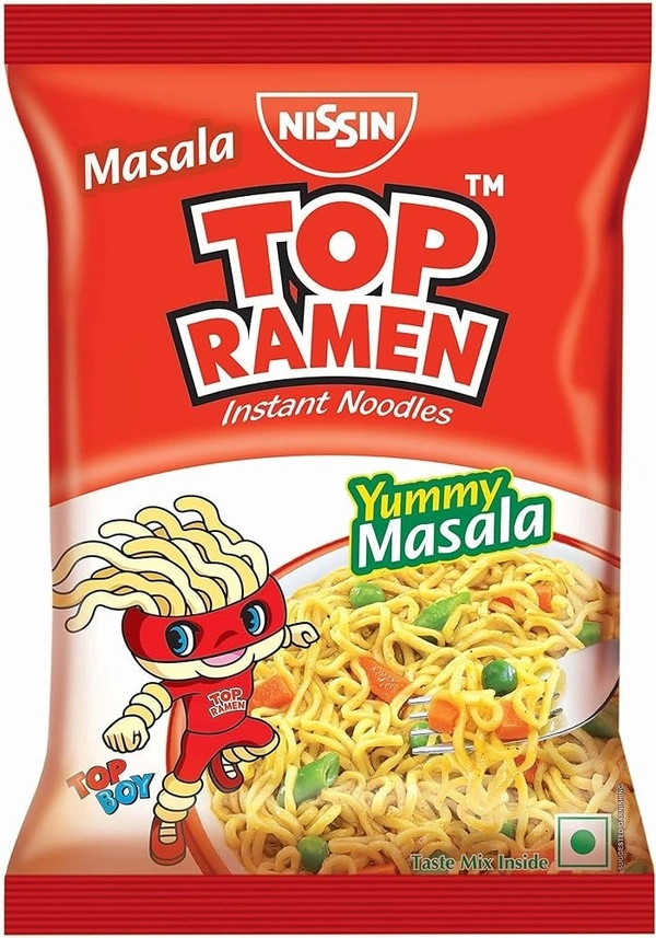Nissin Top Ramen New Masala Noodles, 70g - 70g