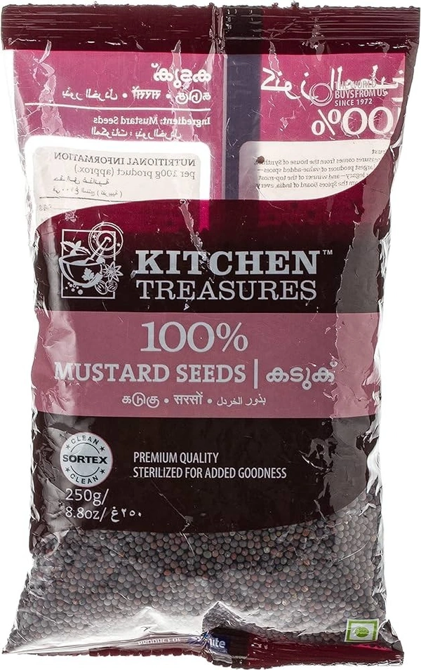 Kitchen Treasures Mustard Seeds, 100g - 100g