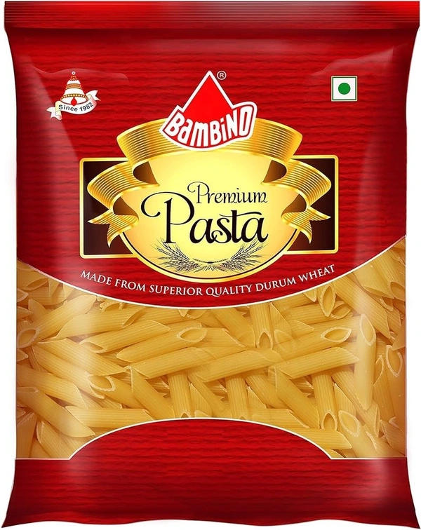 Bambino Premium Pasta Penne Packet , 500g - 500g