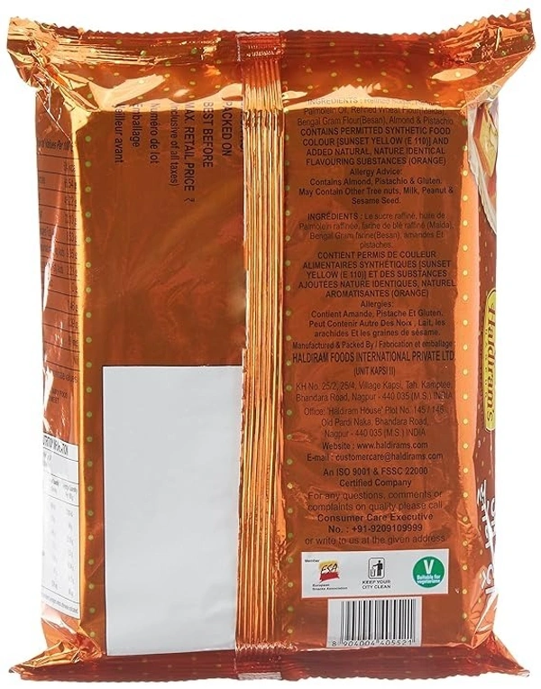 Haldiram's Soan Papdi Orange, 500g - 500g