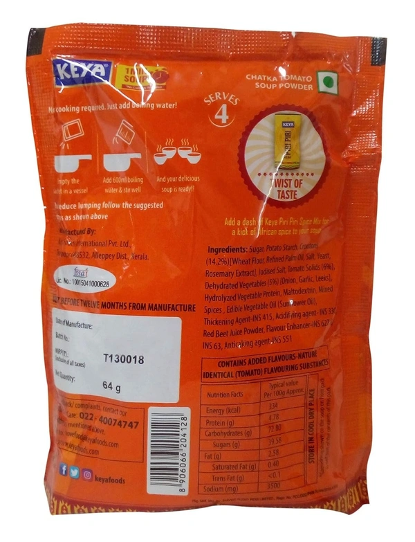 Keya Chatka Tomato Soup, 64g - 64g