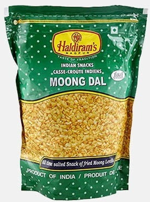 Haldiram's Indian Snacks Moong Dal, 400g - 400g