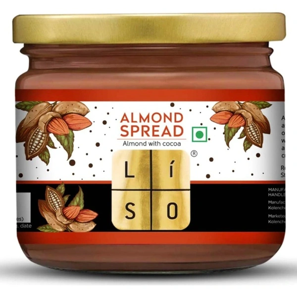 Liso Almond Spread Almond With Cocoa, 190g - 190g