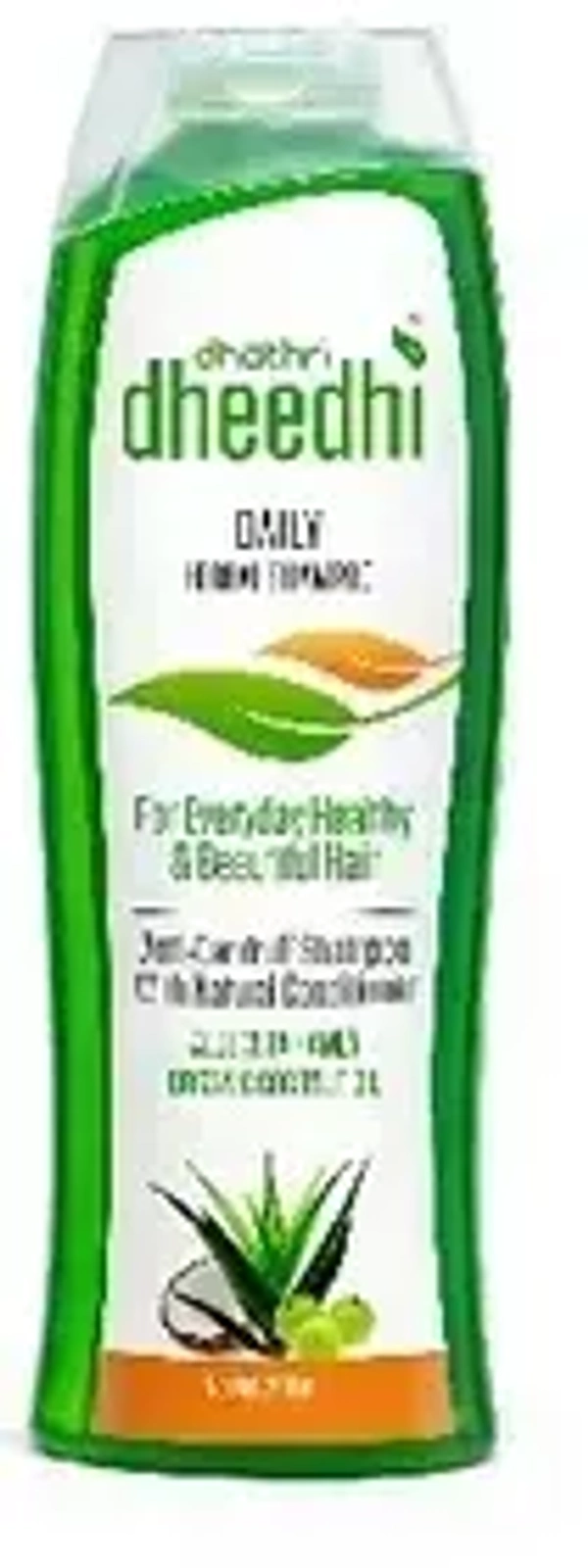 Dhathri Dheedhi Daily Herbal Shampoo Aleo Vera + Amla Organic Coconut Oil, 100 ml - 100 ml