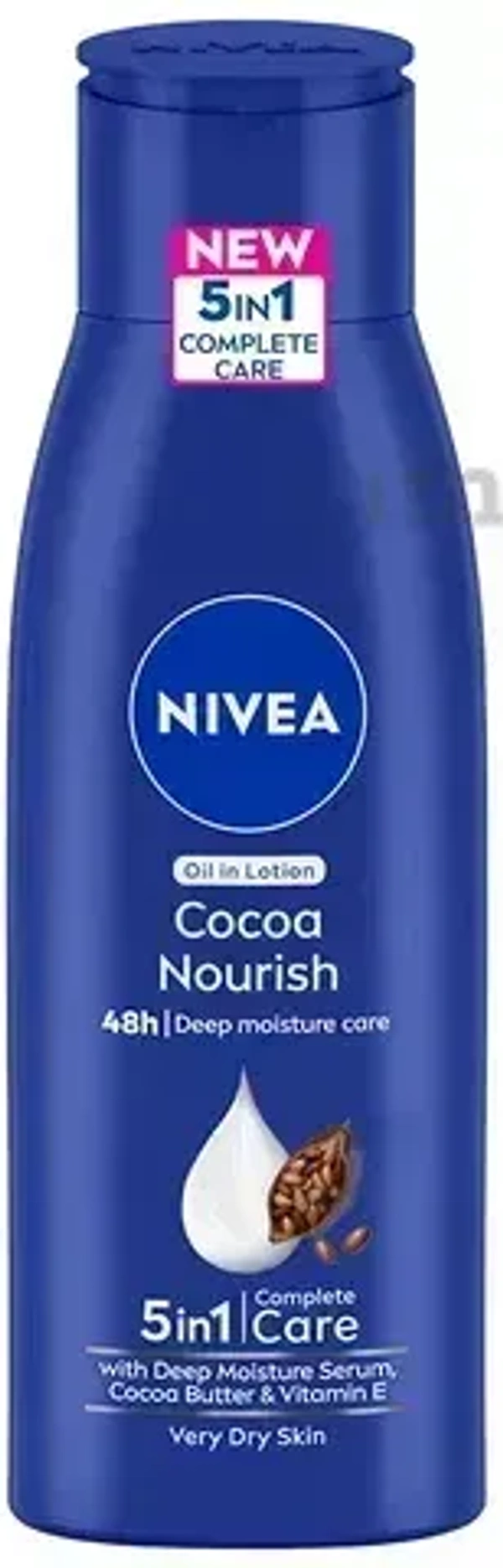 Nivea Oil In Lotion Cocoa Nourish With Deep Moisture Serum (Very Dry Skin), 200 ml