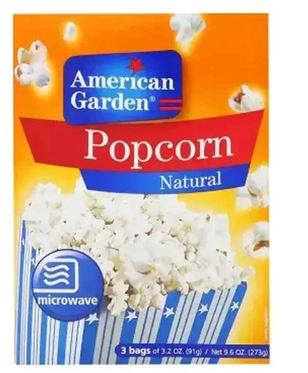 American Garden Popcorn Natural, 273g - 273g