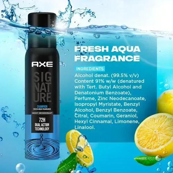 AXE Signature Champion Body Perfume, 154 ml - 154 ml
