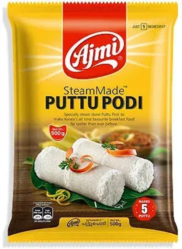 Ajmi Steam Made Puttu Podi, 500g - 500g