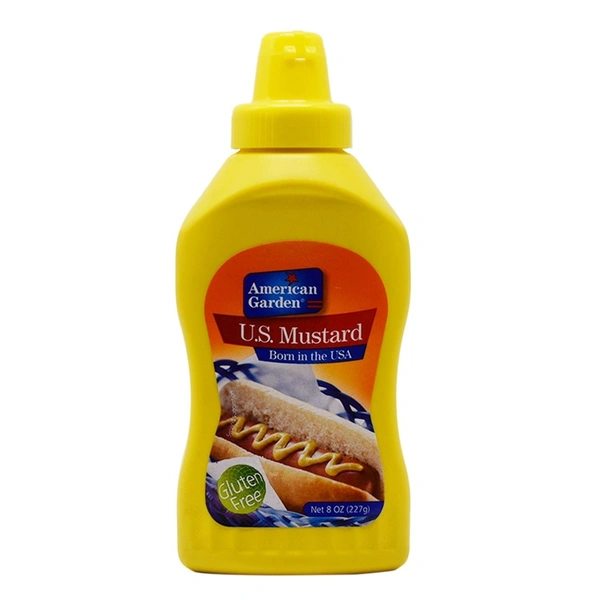 American Garden U.S Mustard Bottle, 227g - 227g