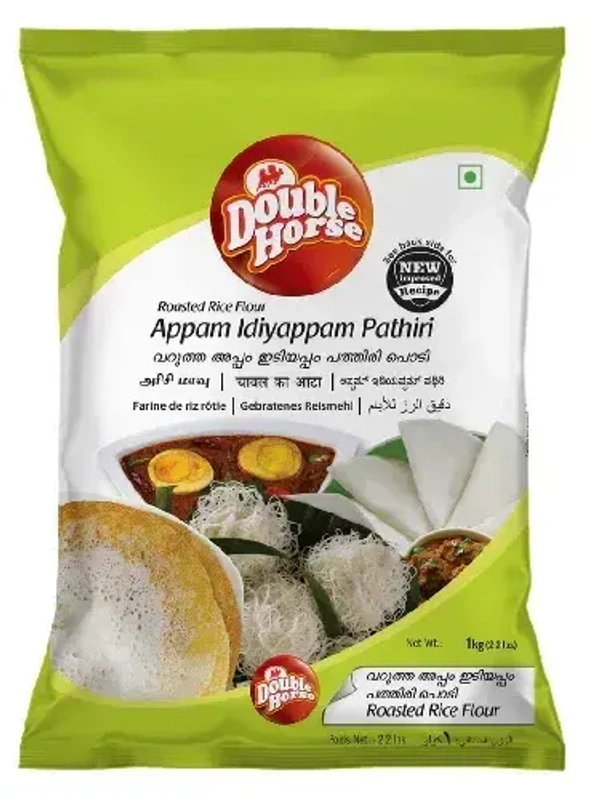 Double Horse Appam Idiyappam Pathiri Podi Packet, 1 kg - 1Kg