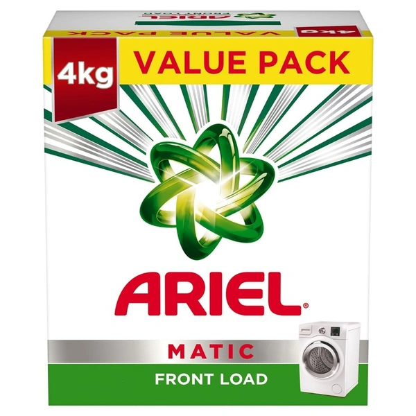 Ariel Matic Front Load Detergent Washing Powder (3+1 kg), 4 kg - 4 kg