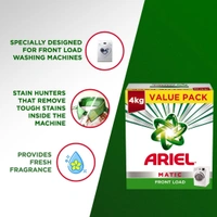 Ariel Matic Front Load Detergent Washing Powder (3+1 kg), 4 kg - 4 kg