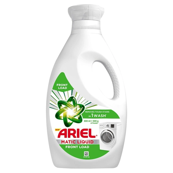Ariel Matic Liquid Detergent Front Load Bottle, 500 ml - #REF!