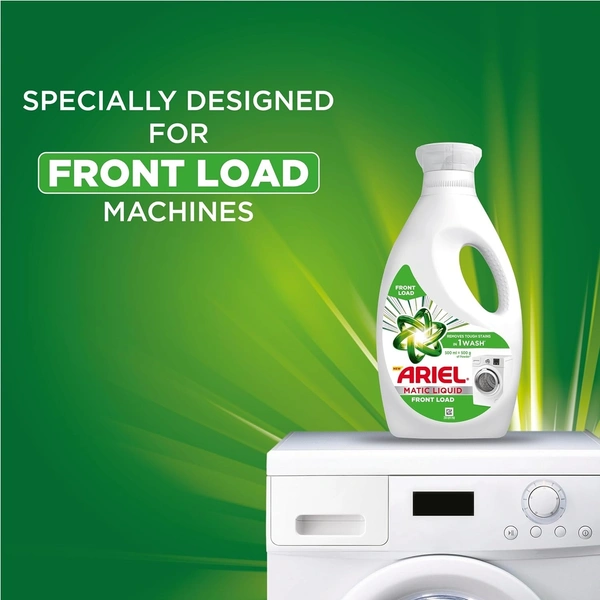 Ariel Matic Liquid Detergent Front Load Bottle, 500 ml - #REF!