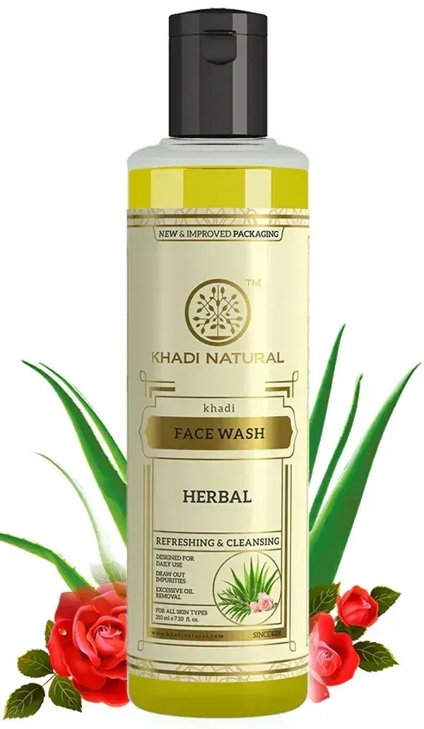 Khadi Herbal Herbal Face Wash, 210 ml